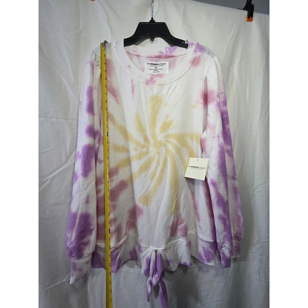 the sweatshirt project Women's Tie Dye Pullover Sweatshirt Size XL - Picture 2 of 4